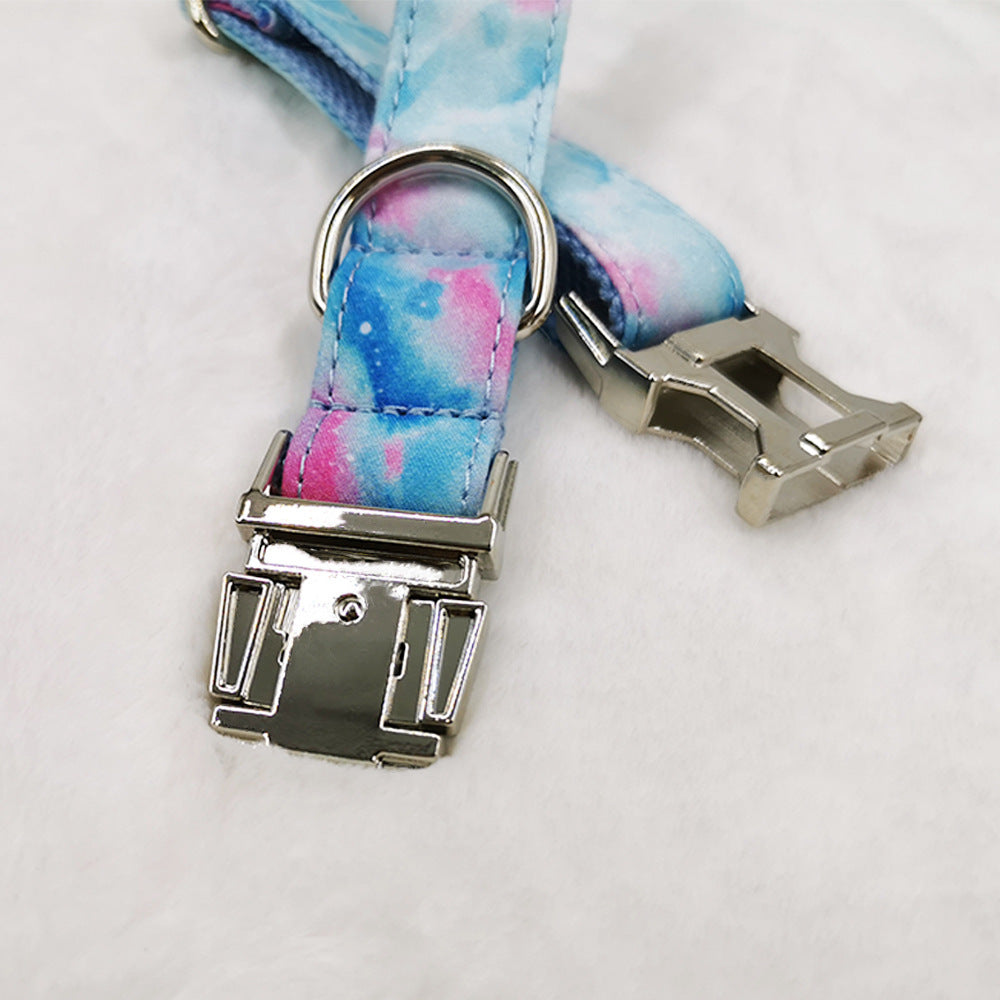 Custom Engraved Dog Collar with Zinc Alloy Buckle