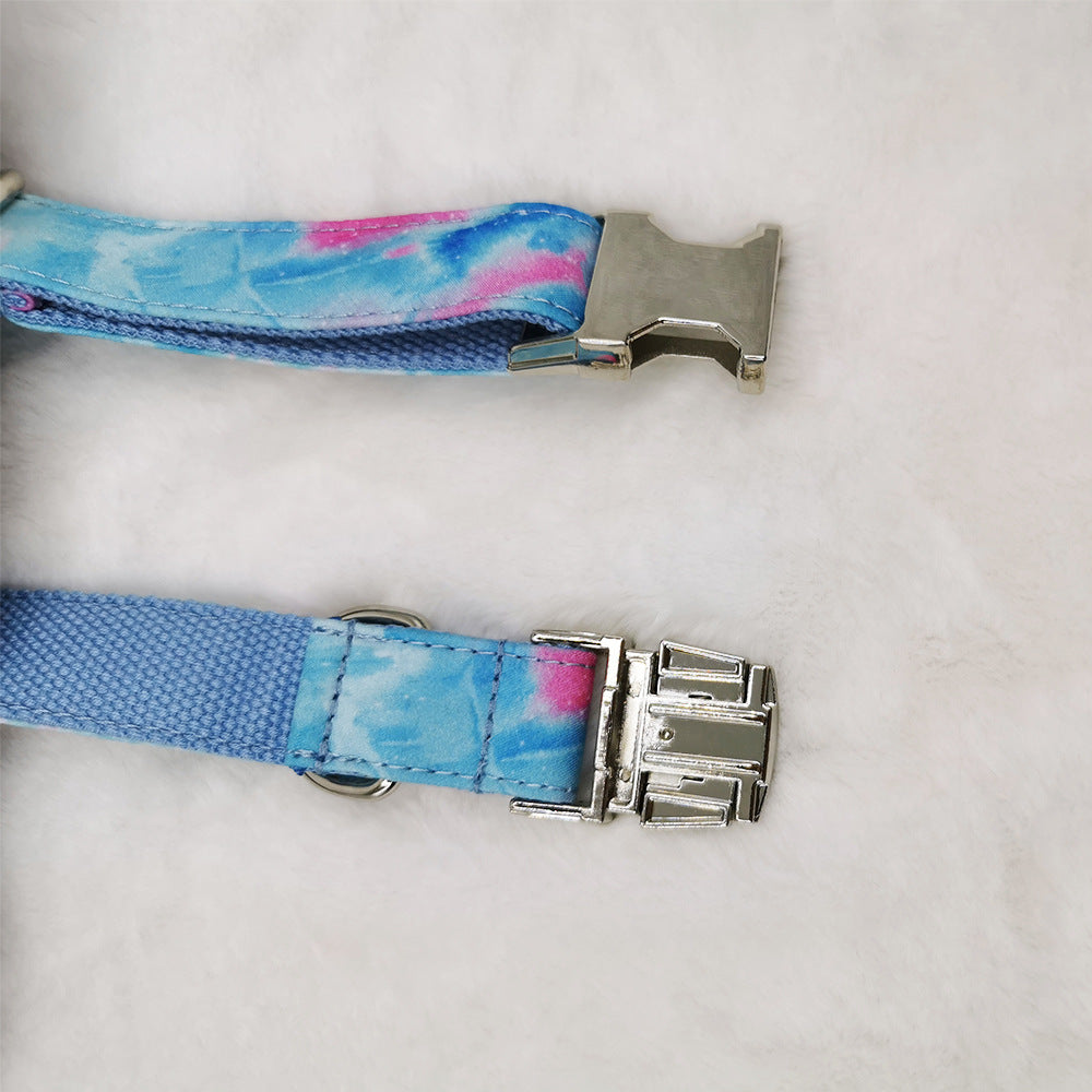 Custom Engraved Dog Collar with Zinc Alloy Buckle