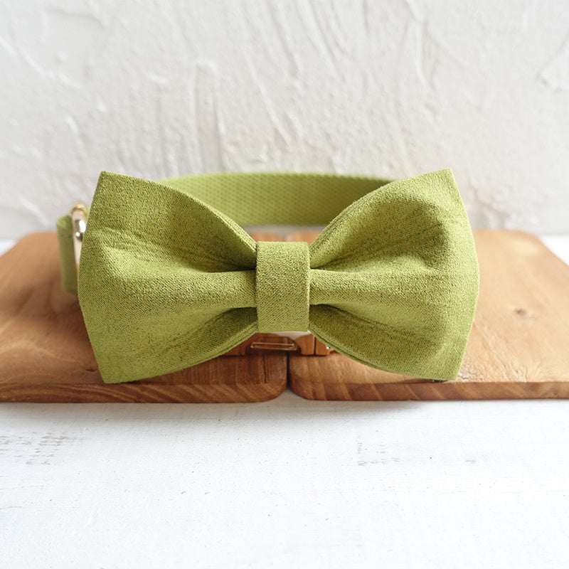 Fruit Green Yellow-green Polyester Fiber Dog Collar Or Leash