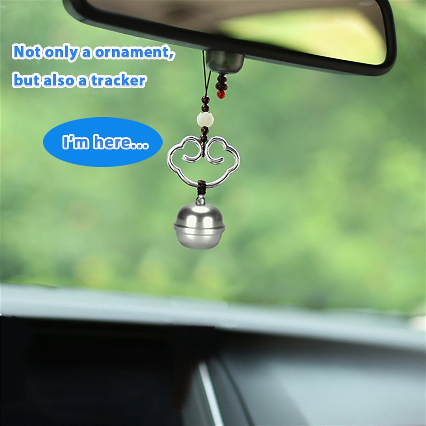 Pet GPS Bell Locator IP67 Waterproof Cat And Dog Locating Ring Interchangeable Card G15