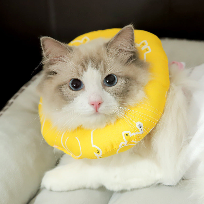 Cat Supplies Anti-bite And Anti-licking Shame Collar Pet Cat Collar Neck Headgear