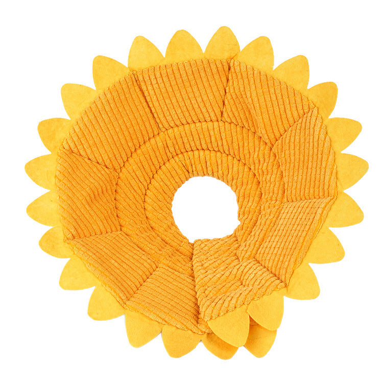 Sunflower Pet Recovery Collar for Postoperative Care