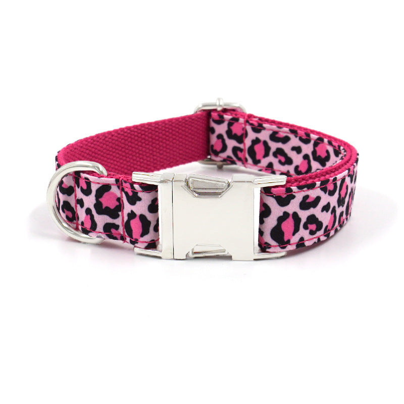 Pet Collar Bowknot Double-layer Gentleman Dog Bowknot Engraved Dog Collar