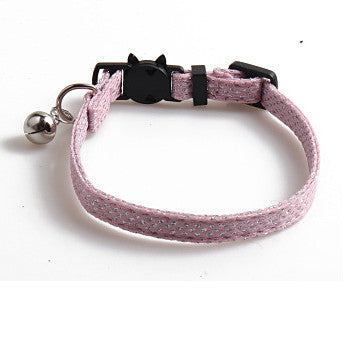 Pet cute bow shiny collar