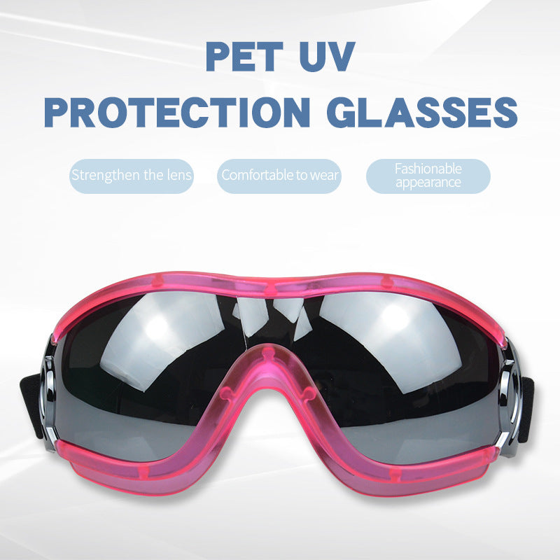 Pet Glasses Dog Outdoor Windproof Sand-proof UV Goggles Medium Large Dog HD Colorful Glasses