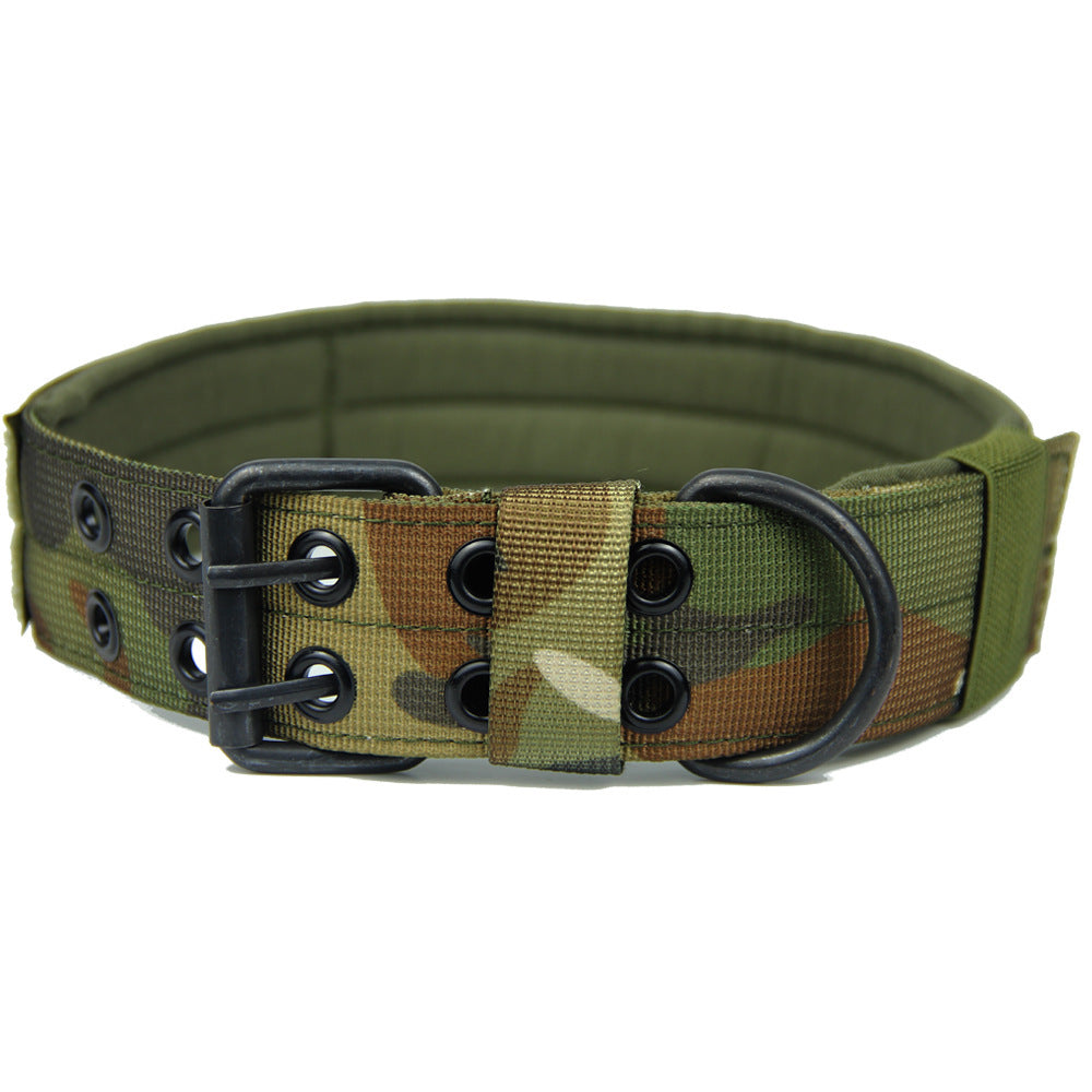 Five-speed adjustable nylon pin buckle dog collar