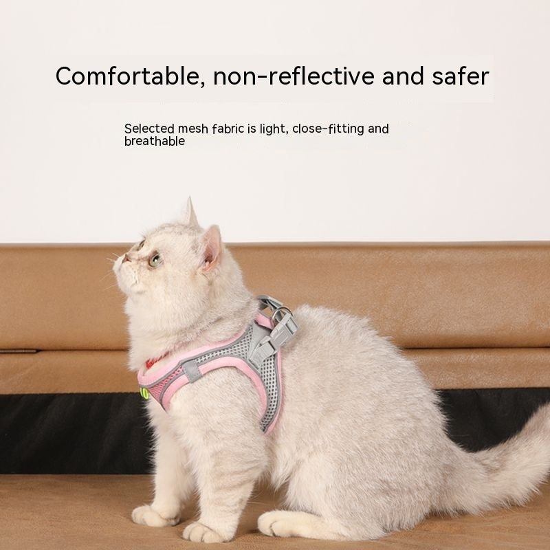 Hand Holding Rope Pet Dog Breast Strap Summer Breathable