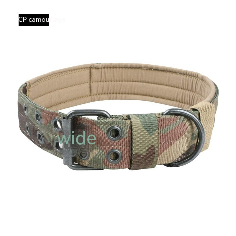 Ondaum Medium Large Dog Collar - Outdoor Tactical Nylon Collar for Durability and Style
