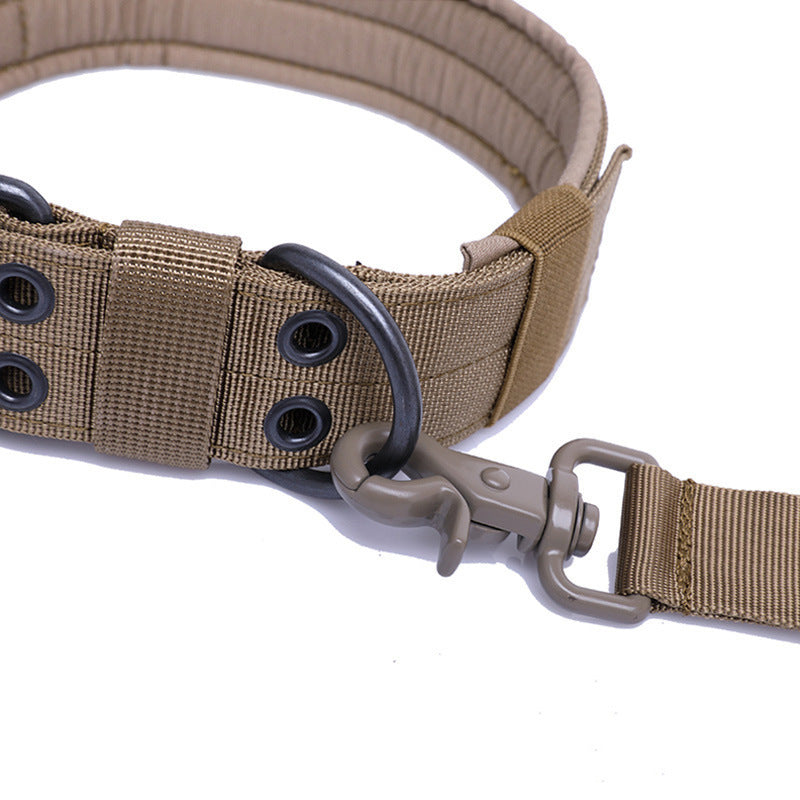 Ondaum Medium Large Dog Collar - Outdoor Tactical Nylon Collar for Durability and Style
