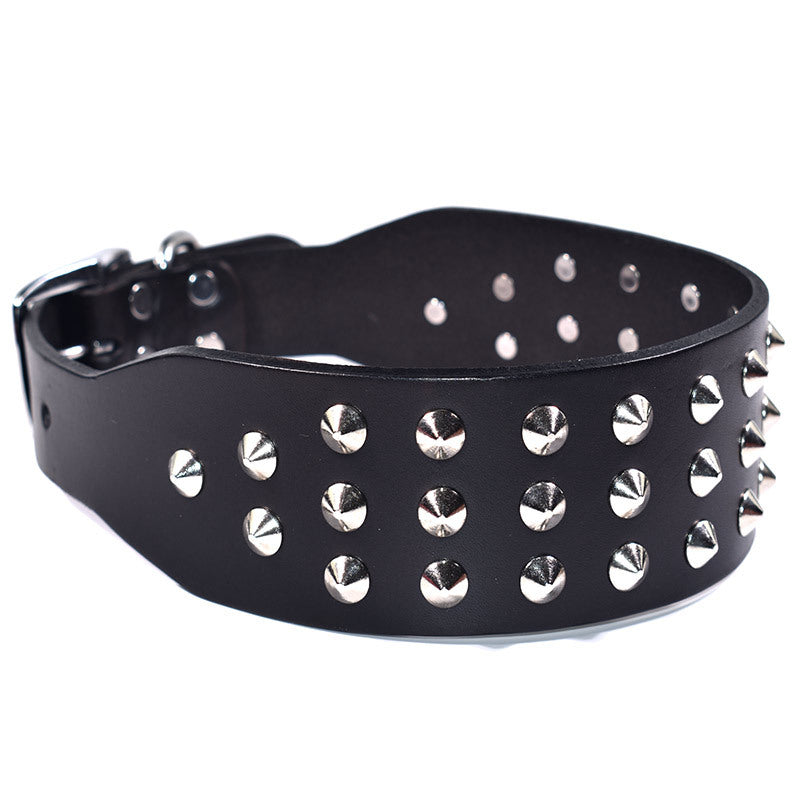 Small And Medium Sized Dog Cowhide Collar