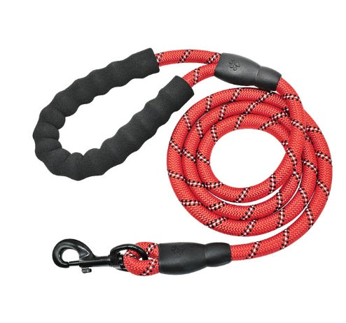 Reflective Dog Leash - Nylon Rope for Walking & Training, Small to Large Dogs
