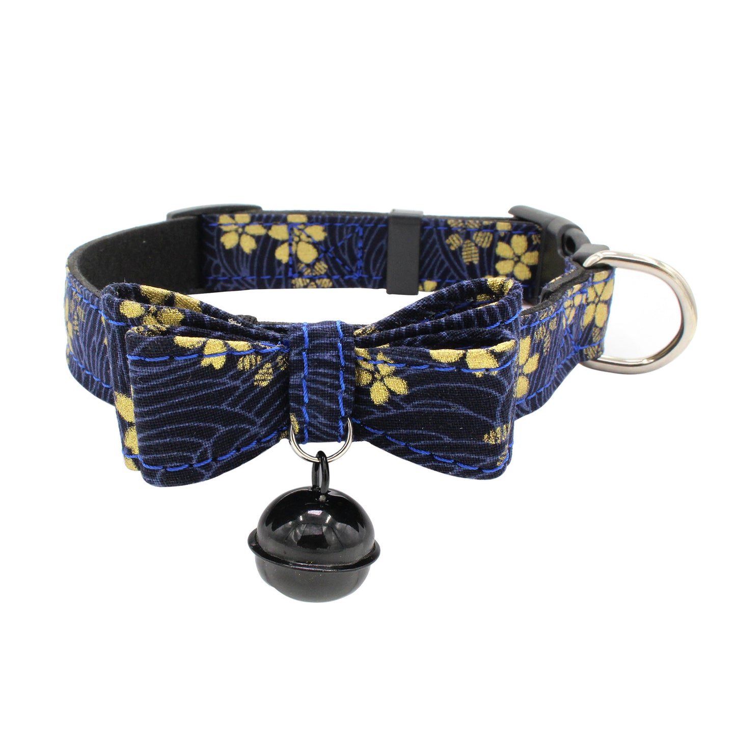 Pet microfiber backing comfortable bow collar collar