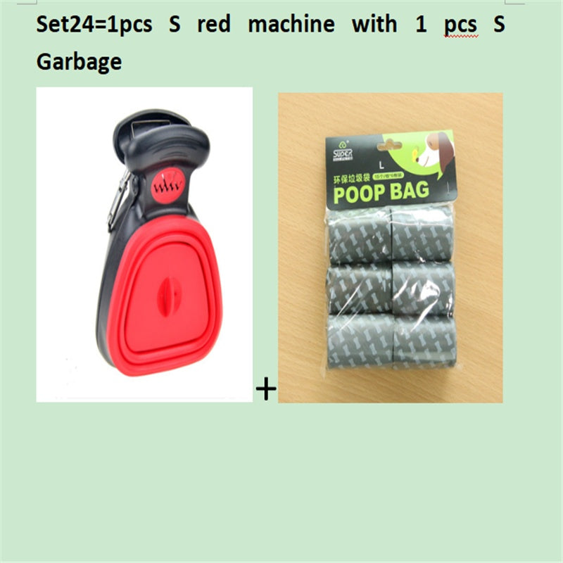 Foldable Dog Pooper Scooper with Degradable Bags