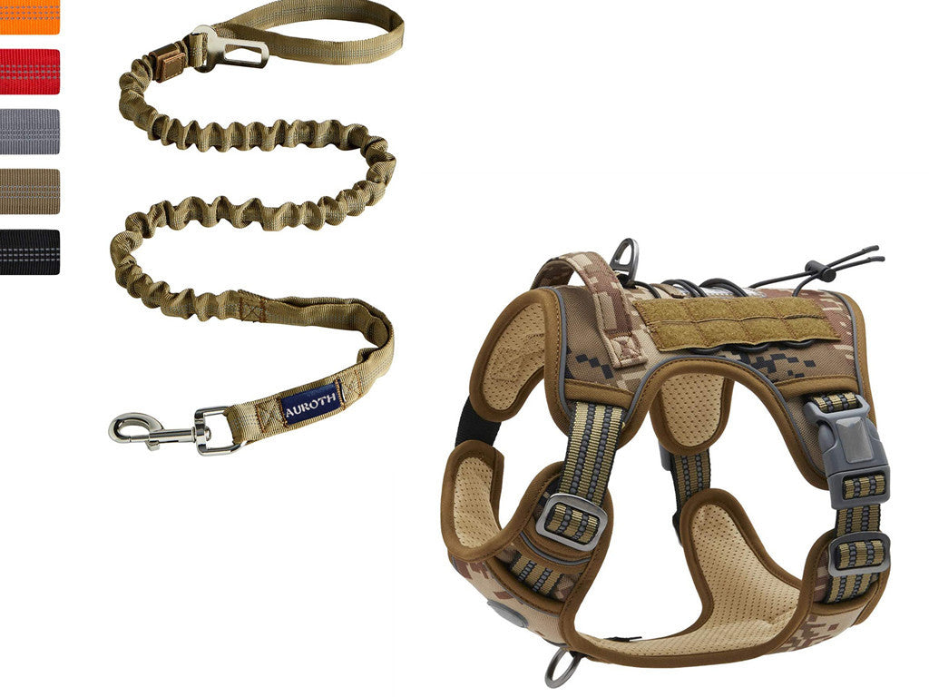 Tactical Outdoor Training Reflective Pet Traction Rope