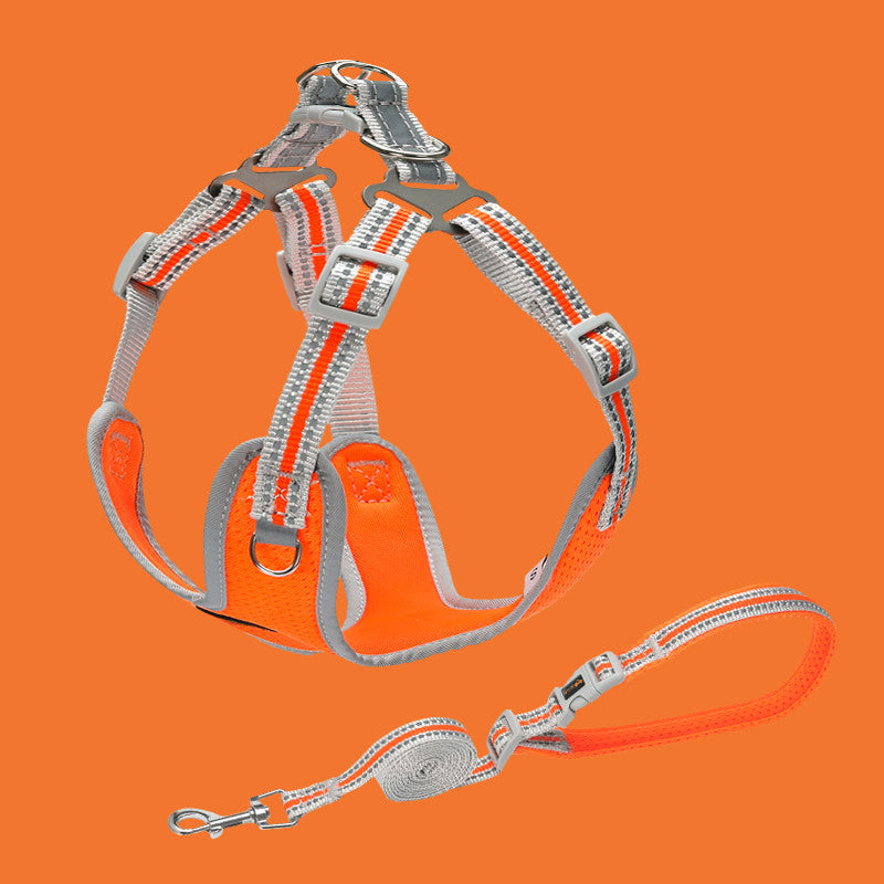 Pet Small And Medium Sized Dog Vest Collar Traction Rope