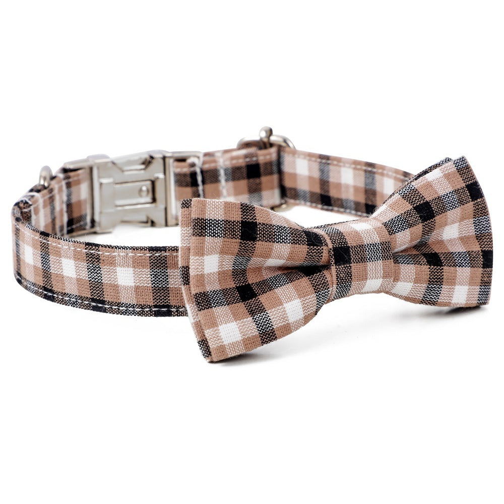 Cotton Alloy Buckle Dog Collar