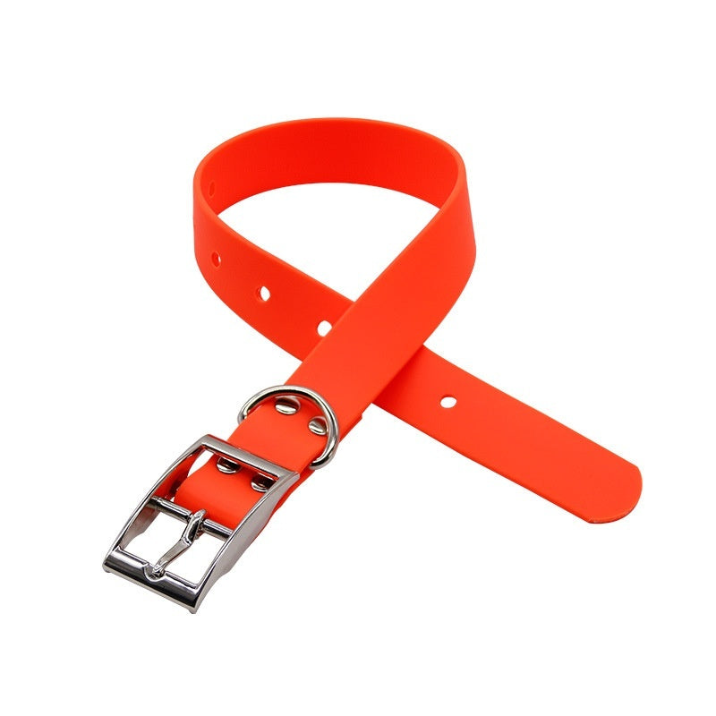 Ondaum Waterproof PVC Dog Collar – Durable, Wear-Resistant Pet Traction Collar