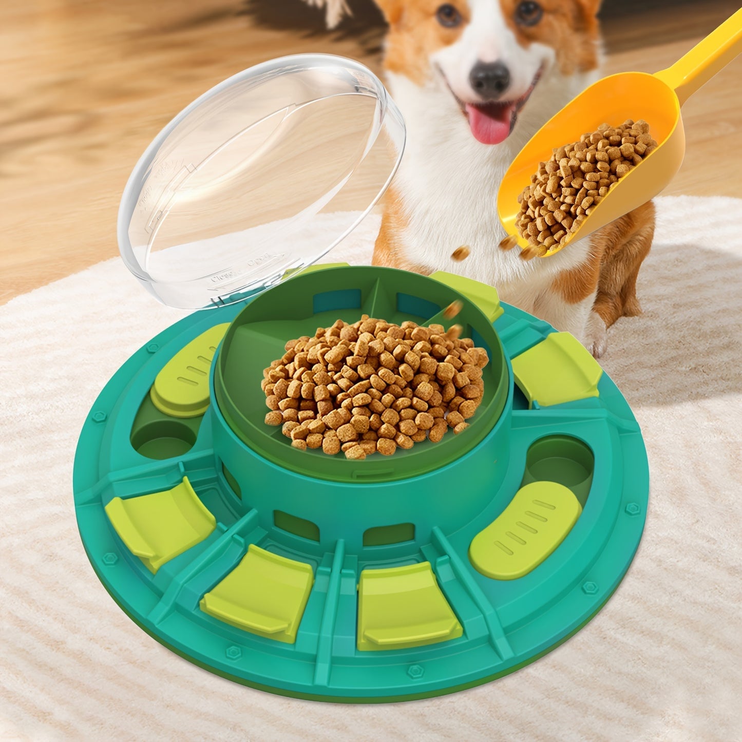 Interactive Dog Puzzle Feeder Toy