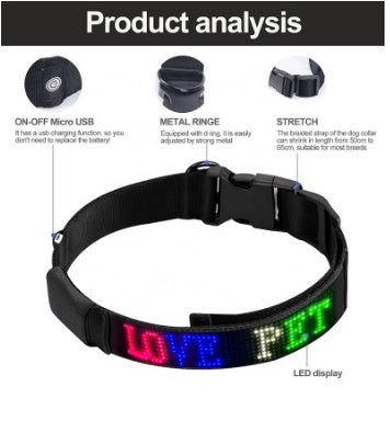 Anti Lost Dog Collar Rechargeable Pet Collar