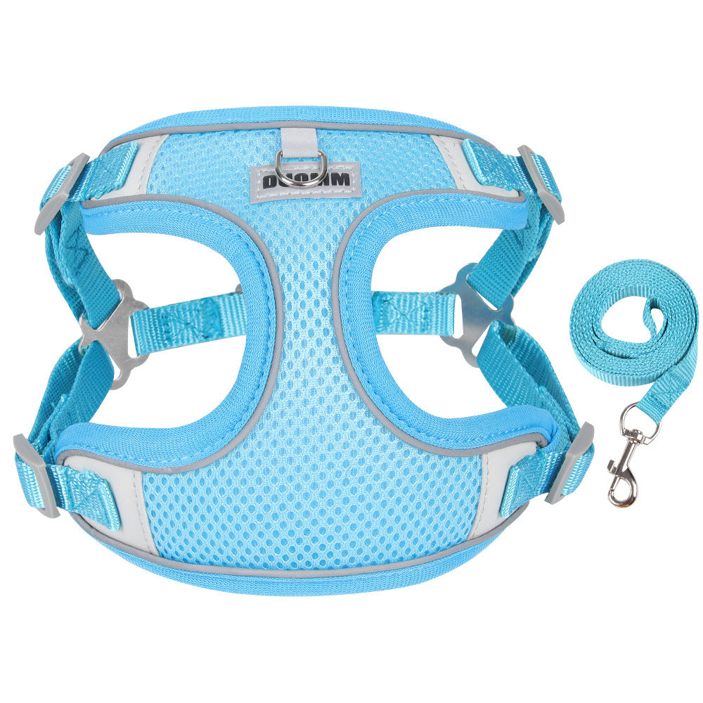 Dog Leash Teddy Breathable Pet Chest Strap