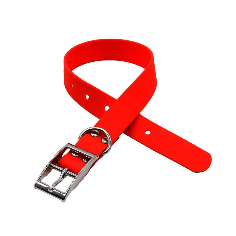 Ondaum Waterproof PVC Dog Collar – Durable, Wear-Resistant Pet Traction Collar