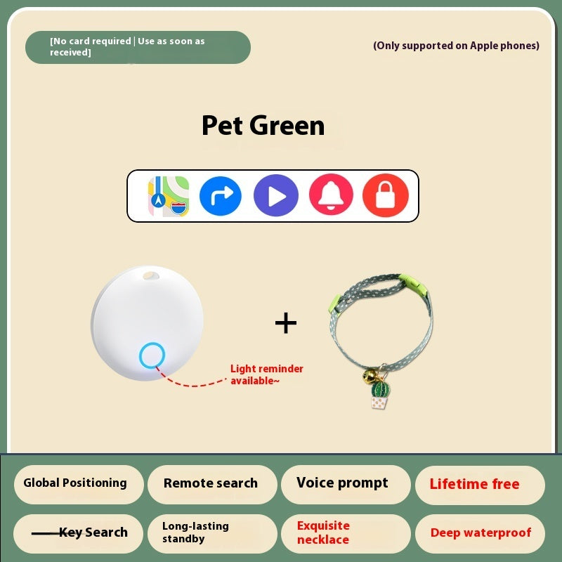 Ondaum Pet GPS Tracker – Anti-Loss Alarm Device for Cats & Dogs
