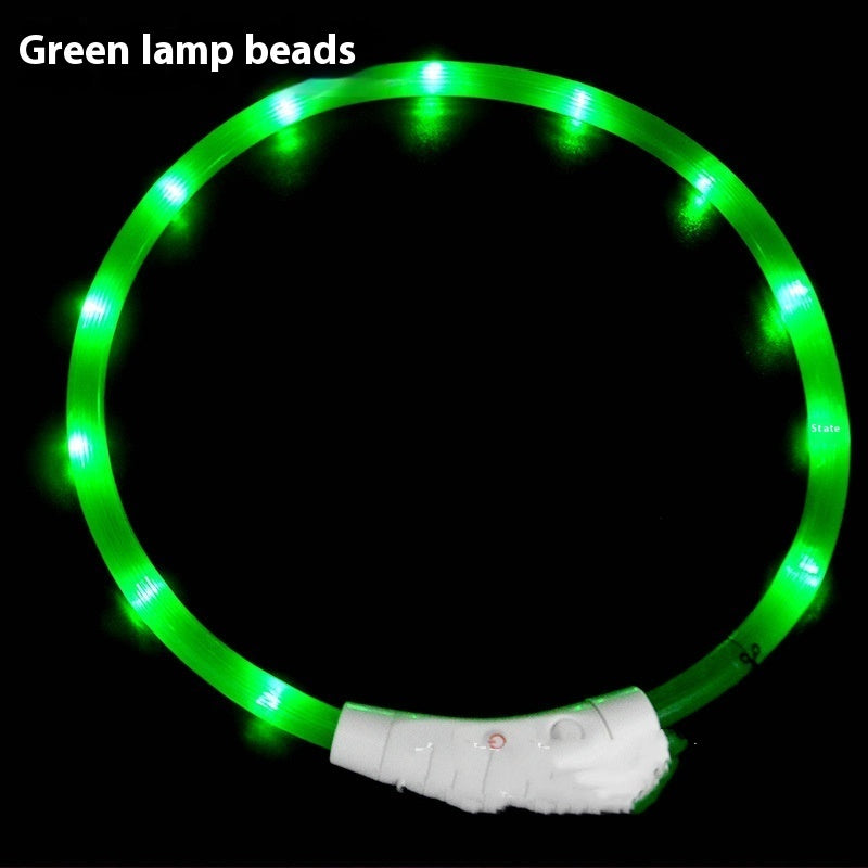 USB Rechargeable LED Pet Collar for Dogs