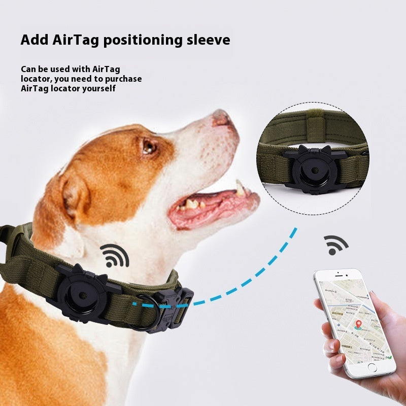 Tactical Dog Collar with Protective Cover