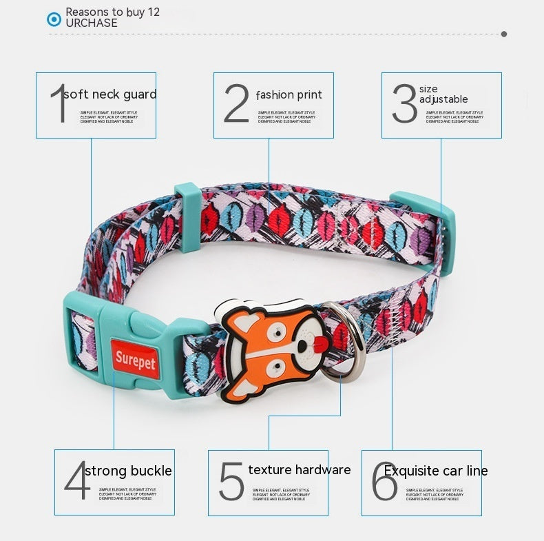Latex Neck Protection Dog Collar Bite-proof Protector Medium Large Dog Collar Pet Collar