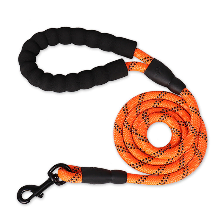 Reflective Dog Leash - Nylon Rope for Walking & Training, Small to Large Dogs