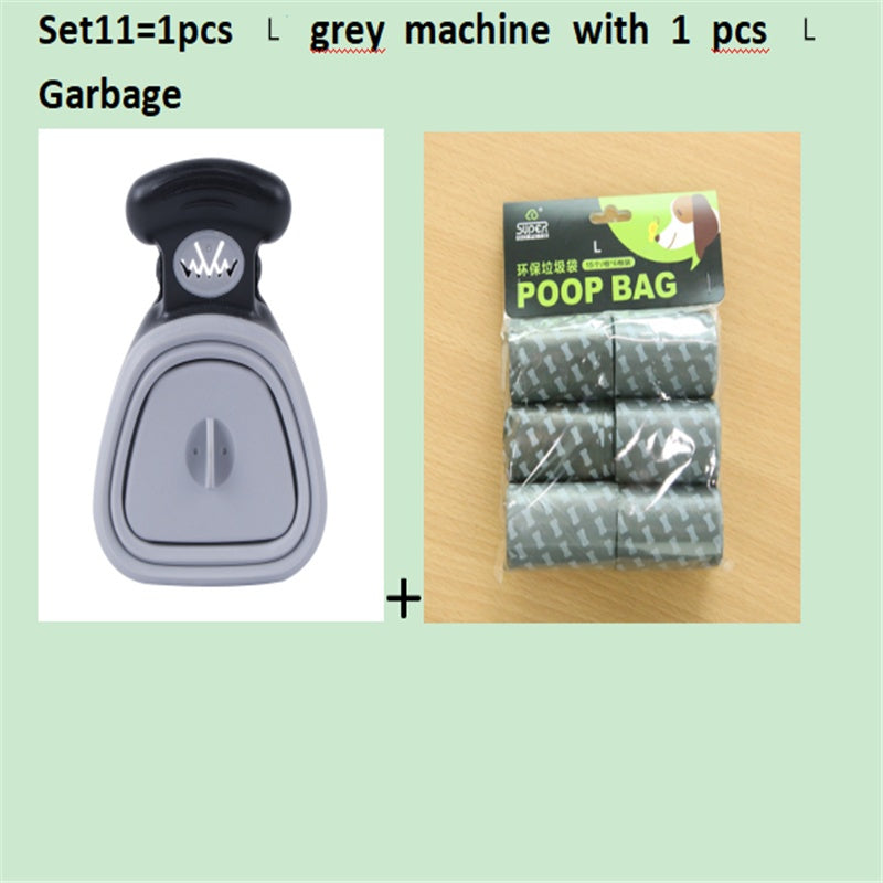 Foldable Dog Pooper Scooper with Degradable Bags