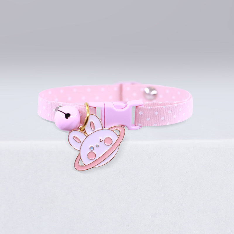 Cute Polka Dot Pet Cat Small Dog Collar