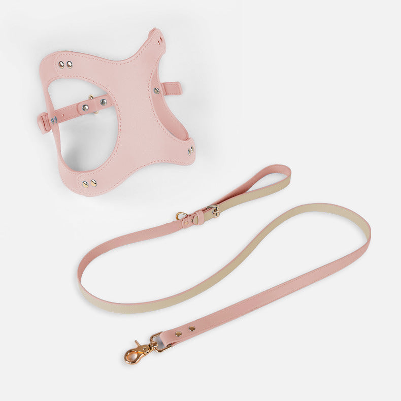 Small And Medium Dog Pet Cat Vest Type Leash