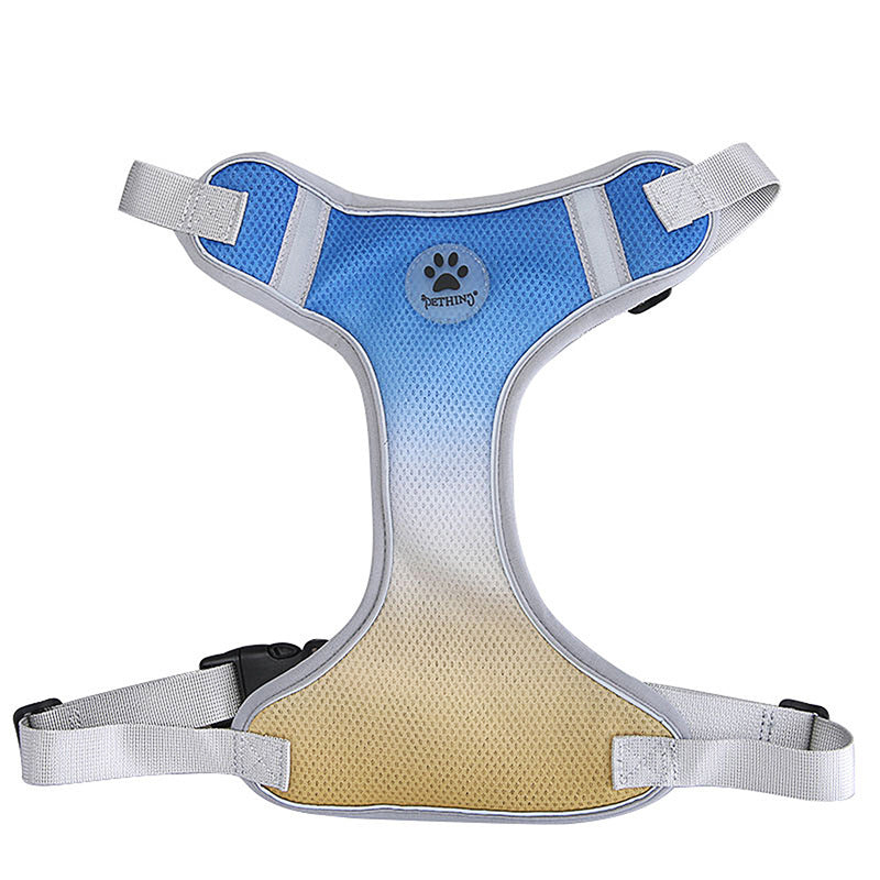 Pet Chest Strap Gradient Color Double Reflective Dog Chest And Back