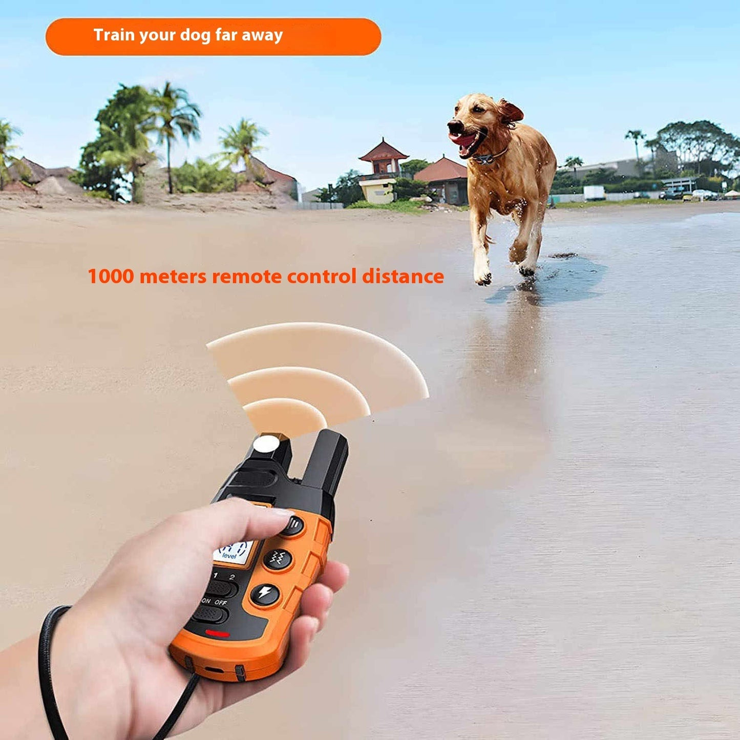 Waterproof Dog Bark Stopper with Remote Control