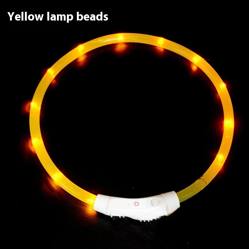 USB Rechargeable LED Pet Collar for Dogs