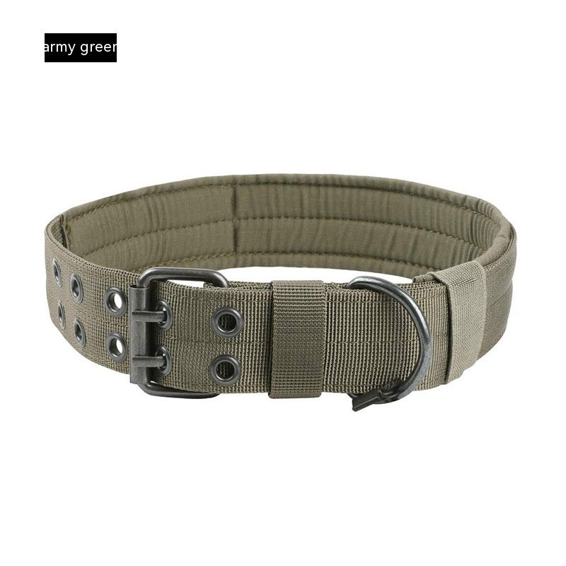 Ondaum Medium Large Dog Collar - Outdoor Tactical Nylon Collar for Durability and Style