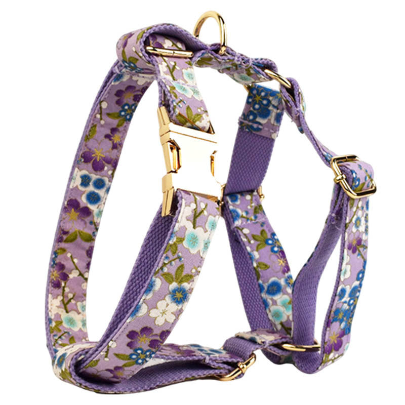 Floral Dog Accessory Set with Poop Bag