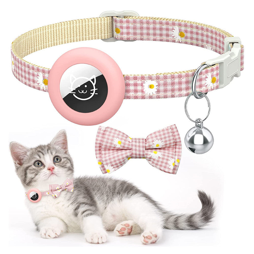 Plaid Bowknot Pet Collar for Dogs & Cats