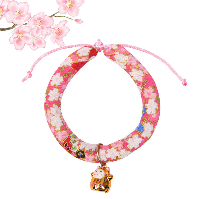 Japanese Style Cartoon Bell Pet Collar