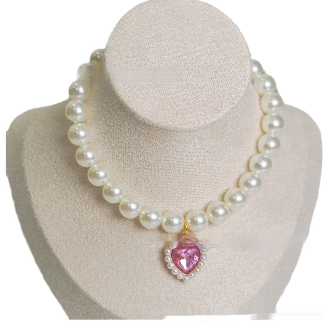 Pearl Love Gem Cat Collar for Stylish Cats