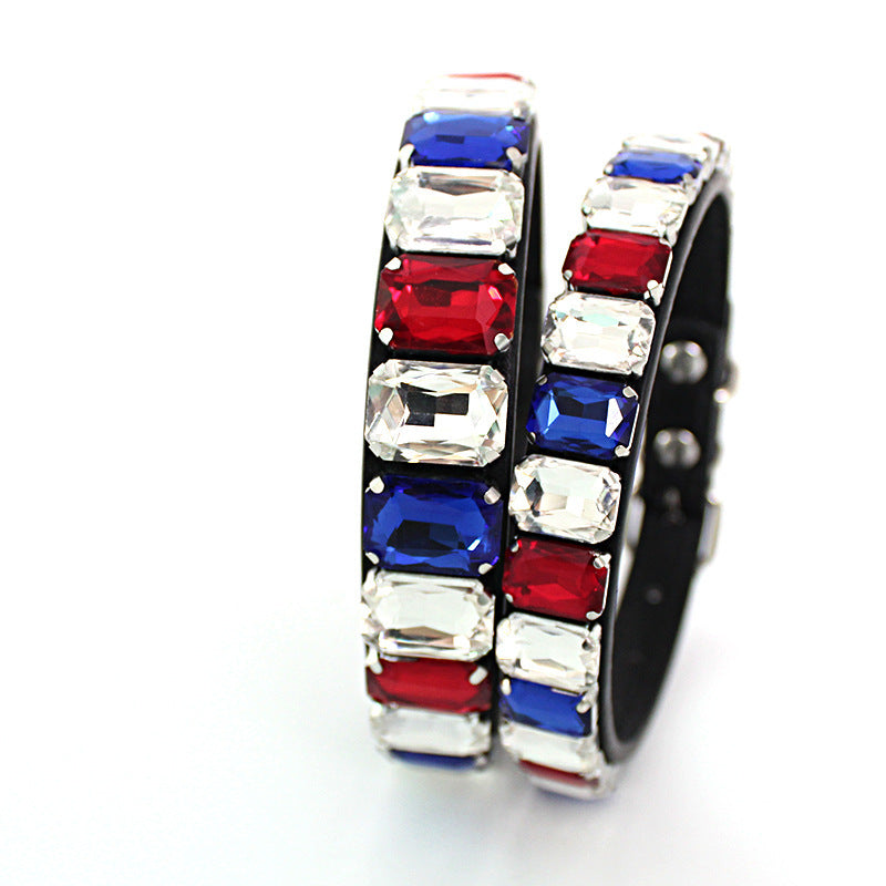 Pet Supplies Solid Color Collar Dog Chain