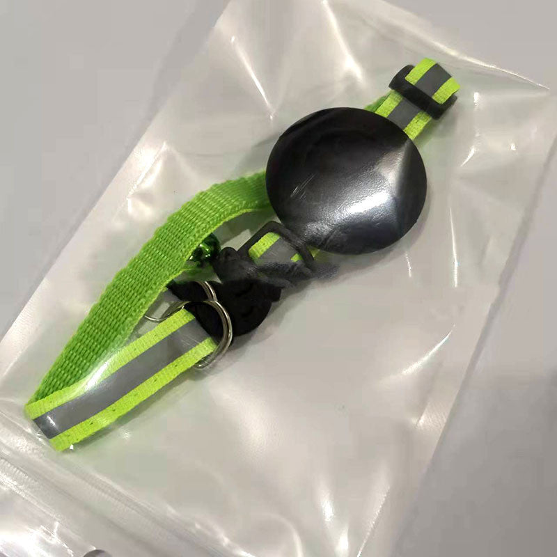 Reflective Airtag Pet Collar with Bell
