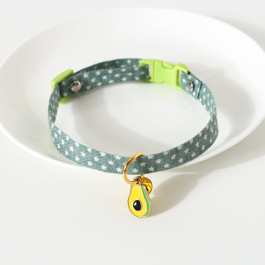 Avocado Pendant Cat and Dog Safety Necklace