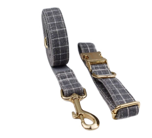 Velvet Pet Collar Traction Rope