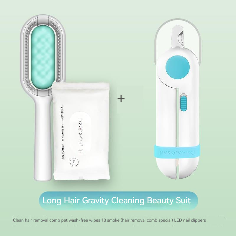 Cleaning Pet Hair Comb Supplies