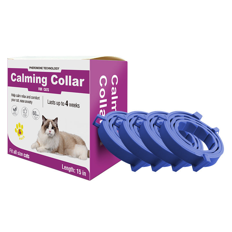 Ondaum Adjustable Soothing Collar for Cats and Dogs – Calm Your Pet with Comfort and Style