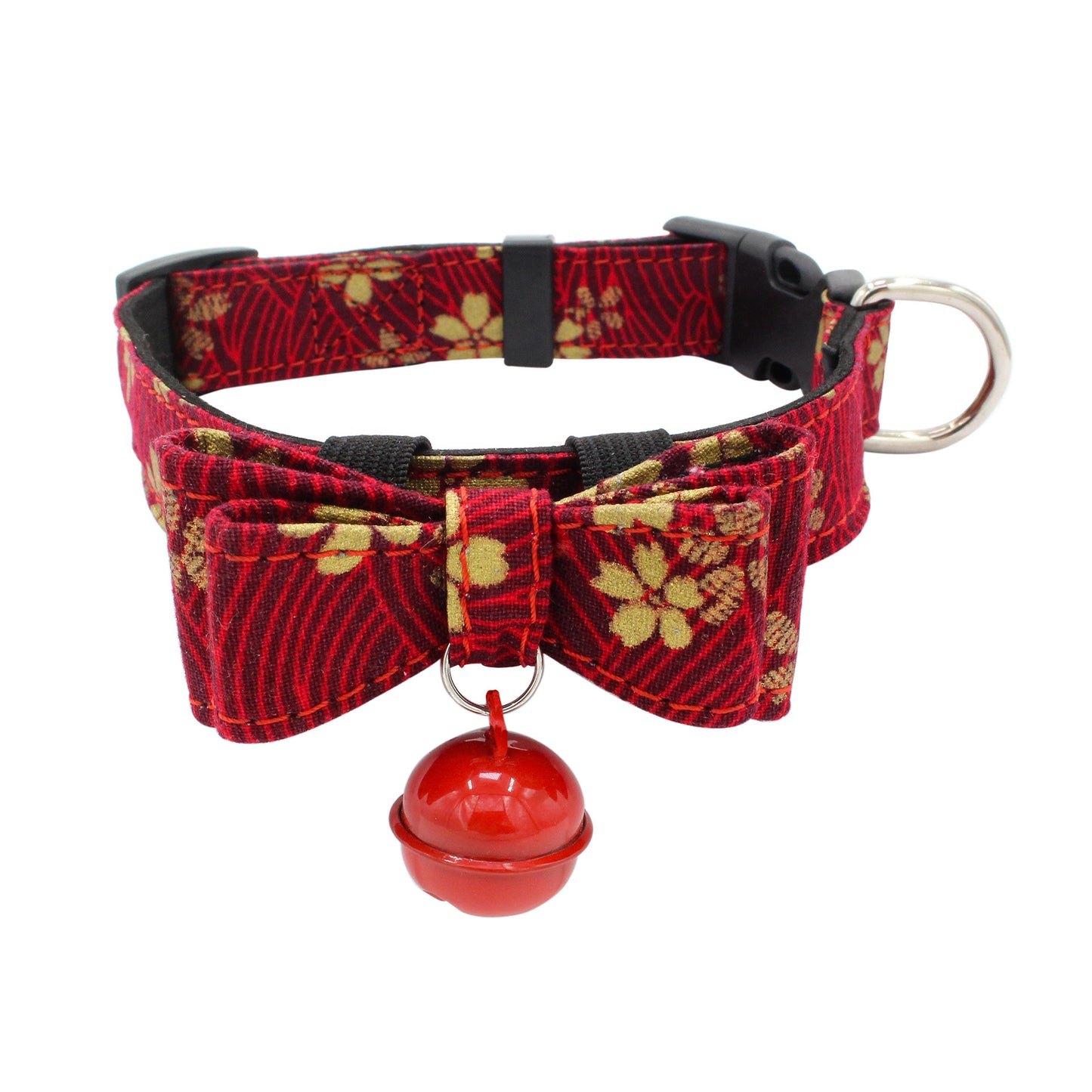 Pet microfiber backing comfortable bow collar collar