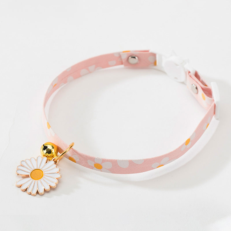 Ondaum Adjustable Cat Collar with Bell – Stylish, Safe, and Comfortable for Small Pets