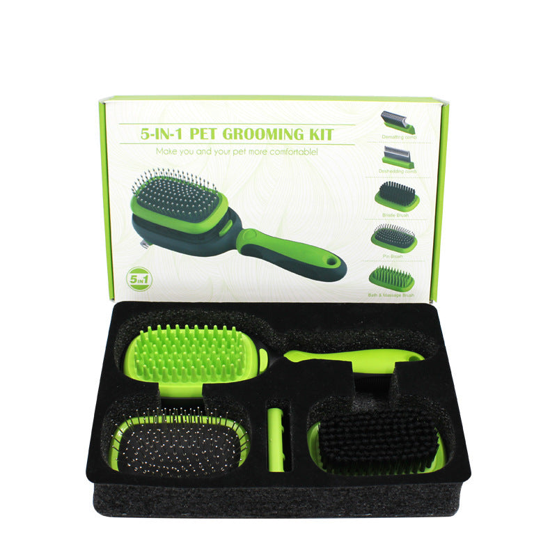 Five in one pet brush